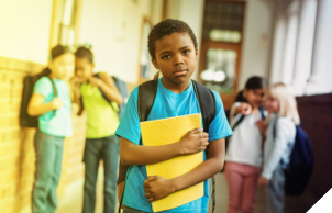 Image: Kids Whispering In Hallway